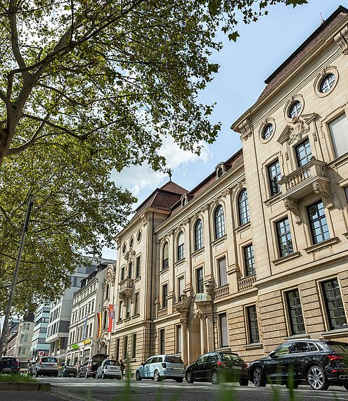 Gebäudeansicht Ministerium für Kunst- und Kultur Hessen