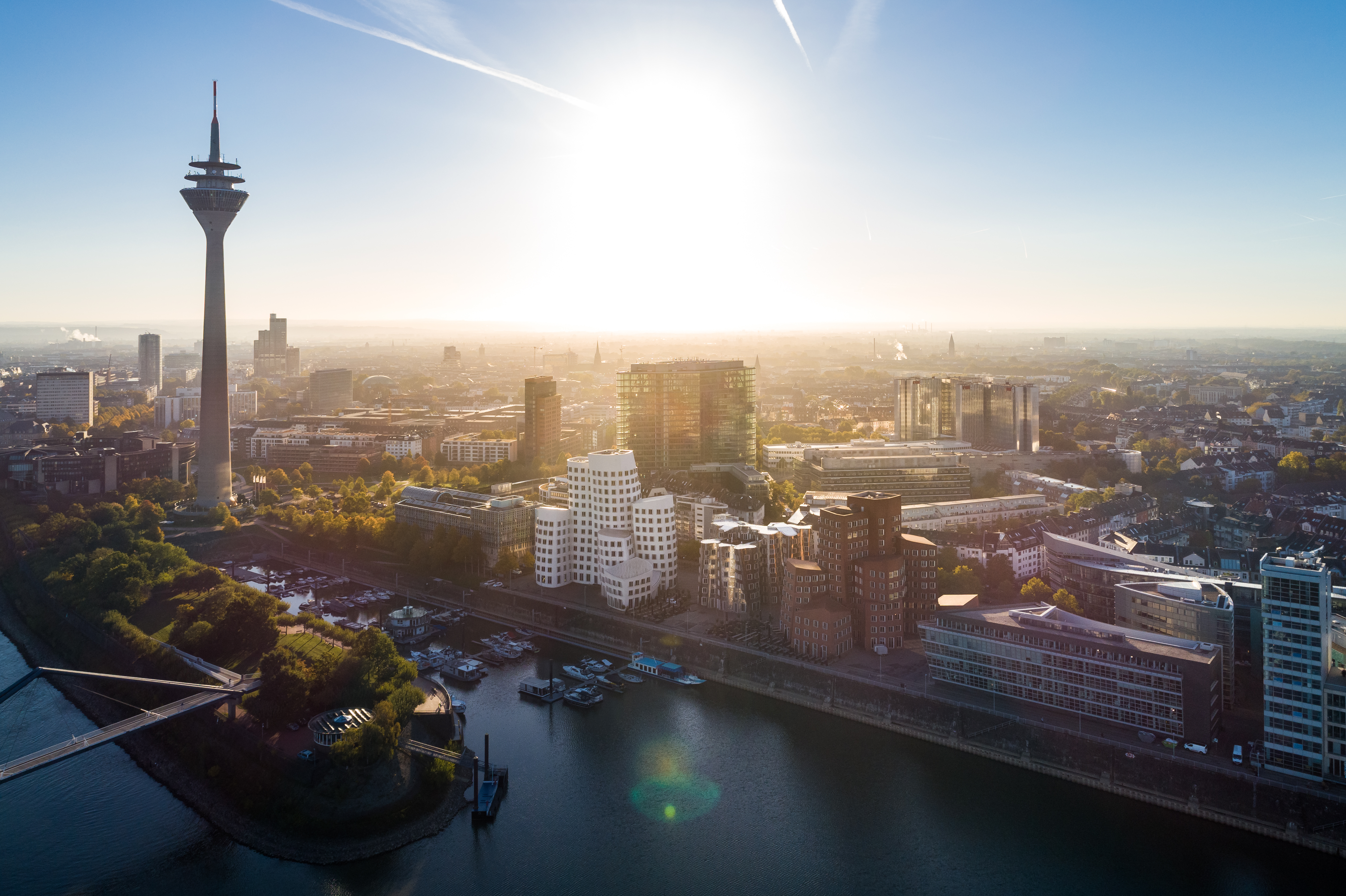 Düsseldorf von oben